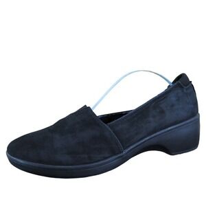 SKECHERS Women's Flexibles Clog Black Leather‎ Sz 10 Medium Gently Used 2025